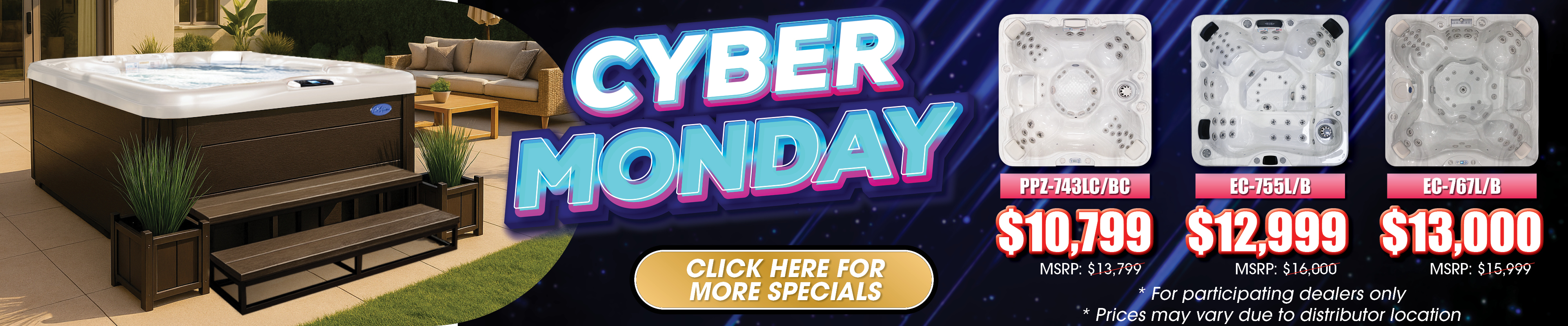 Calspas hot tub being used in a family setting - Cedar Park