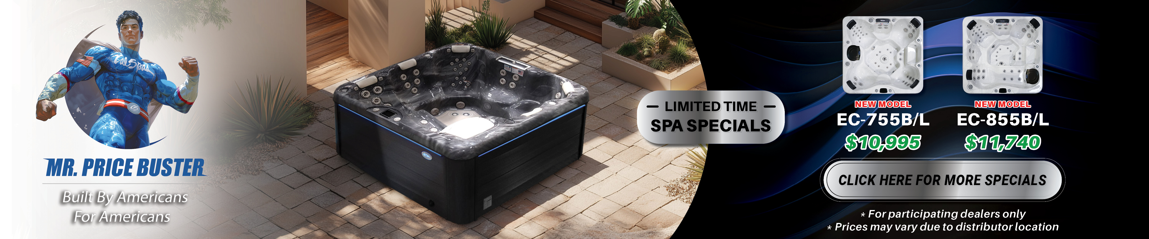 Calspas hot tub being used in a family setting - Cedar Park